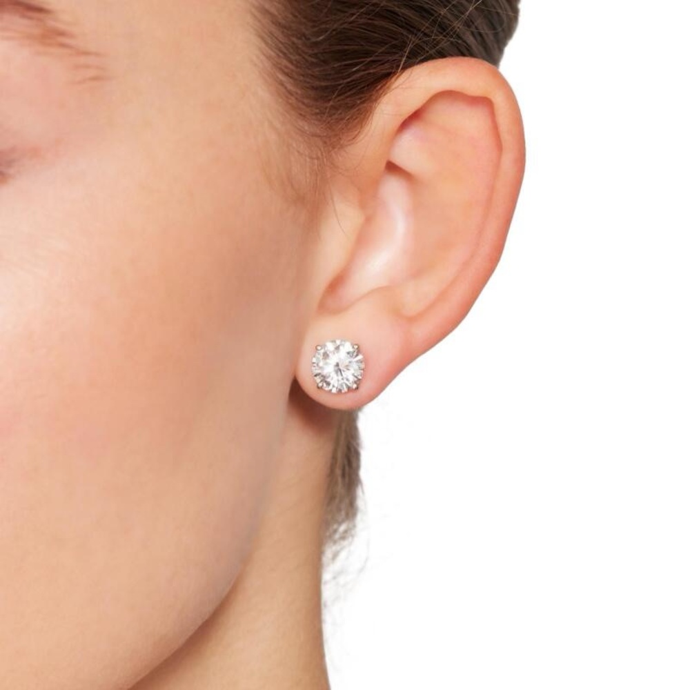 Elegant Silver Stud Earrings